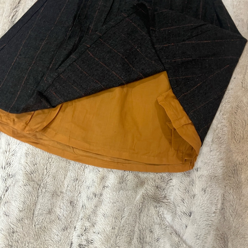 Chic Kids Black and Brown Pleated Skirt - Picture 5 of 7
